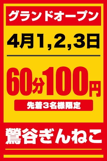 ぎんねこ『グランドオープン記念』